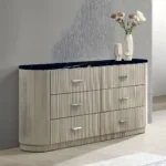Travonte 6-Drawer Dresser with Marble Top BD04885 By ACME