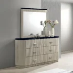 Travonte 6-Drawer Dresser with Marble Top BD04885 By ACME - Image 2