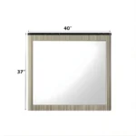 Travonte Mirror in Beige Finish BD04884 By ACME - Image 2
