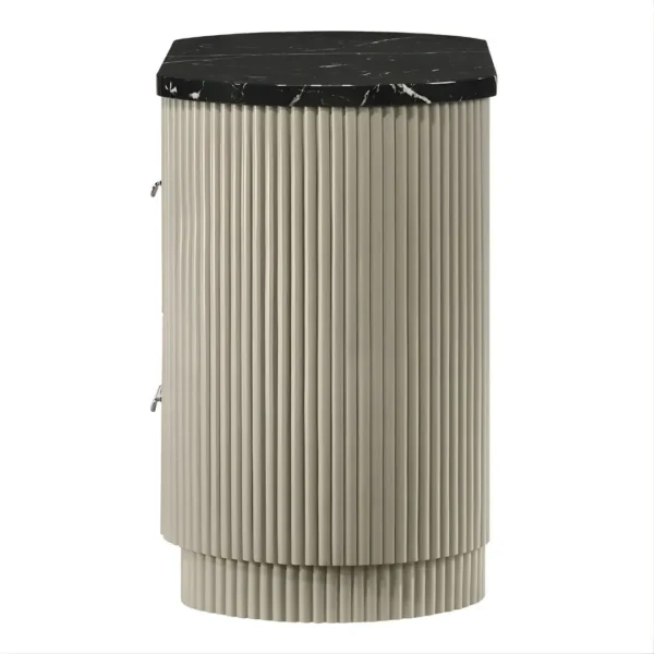 Travonte Nightstand in Beige Finish BD04883 By ACME - Image 3