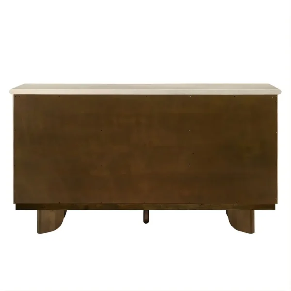 Kasha Server with Natural Marble Top DN04668 By ACME - Image 3