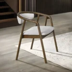 Delina Side Chair in Walnut Finish Set of 2 By ACME