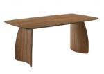 Alnwick Dining Table – Mid-Century Modern Walnut Dining Table (Seats 6)