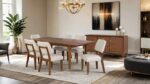 Hepburne Walnut Dining Table FM34000WN-T Mid-Century Modern By Furniture Of America 11