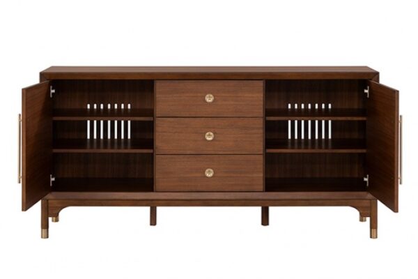 Hepburne Walnut Server – Mid-Century Storage | Mobilia Cleopatra
