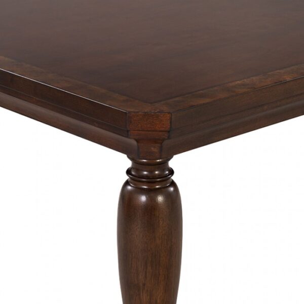 Westerham Dining Table FM34001CH-T w/ 18" Leaf — Transitional Dark Cherry By Furniture of America