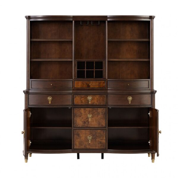 Westerham Hutch & Buffet FM34001CH-HB-SET — Transitional Dark Cherry By Furniture of America