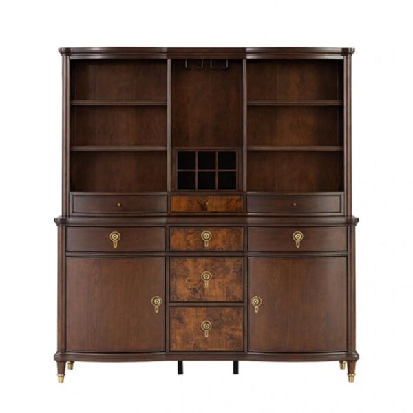 Westerham Hutch & Buffet FM34001CH-HB-SET — Transitional Dark Cherry By Furniture of America