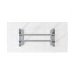 Silvestri 5 Pc Contemporary Dining Set Chrome | Mobilia Cleopatra