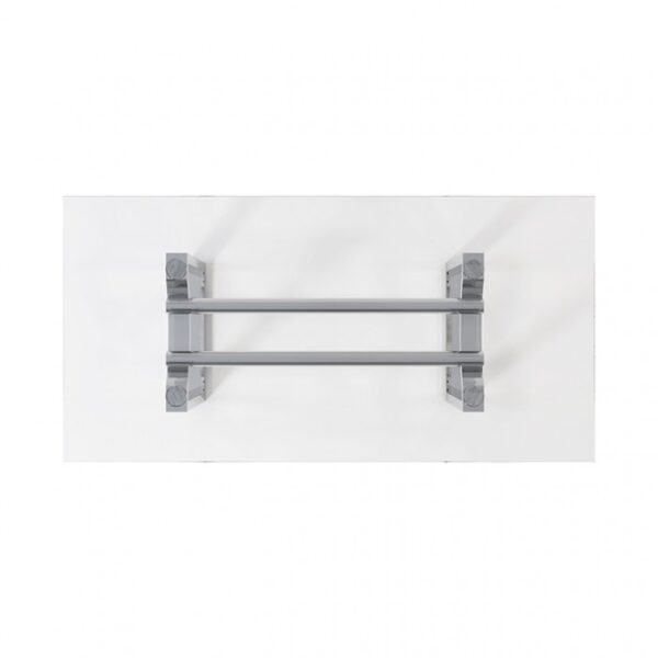 Silvestri 5 Pc Contemporary Dining Set Chrome | Mobilia Cleopatra