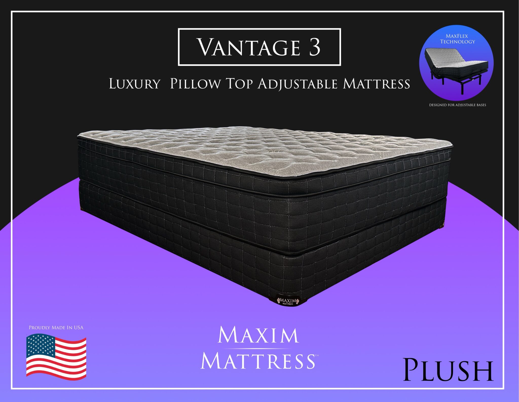 Vantage Soft Plush Mattress By Maxim Mattress Mattresses And Foundations Mobilia Cleopatra 4 Vantage Soft Plush Mattress By Maxim Mattress 4