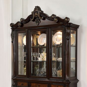 Manzanita Hutch & Buffet – Traditional Dark Cherry Storage