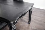 Melodi Parc Dining Table FM3416BK-T Glam Black Dining Table with Turned Fluted Legs By Furniture of America Dining Room Furniture Mobilia Cleopatra 18 Melodi Parc Dining Table FM3416BK-T Glam Black Dining Table with Turned Fluted Legs By Furniture of America 18