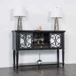 Melodi Parc Server FM3416BK-SV Glam Black Dining Server By Furniture of America Dining Room Furniture Mobilia Cleopatra 7 Melodi Parc Server FM3416BK-SV Glam Black Dining Server By Furniture of America 7