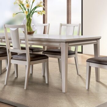 Hinwitz Dining Table Fm3399Wh-T Transitional White Oak Dining Table By Furniture Of America Dining Room Furniture Mobilia Cleopatra Hinwitz Dining Table FM3399WH-T Transitional White Oak Dining Table By Furniture of America
