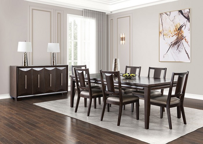 Hinwitz Dining Table  Fm3399Es-T Transitional Espresso Dining Table By Furniture Of America Mobilia Cleopatra 10 Hinwitz Dining Table  FM3399ES-T Transitional Espresso Dining Table By Furniture of America 10