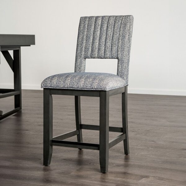 Potton Counter Height Chair – Transitional Blue Gray (Set of 2)