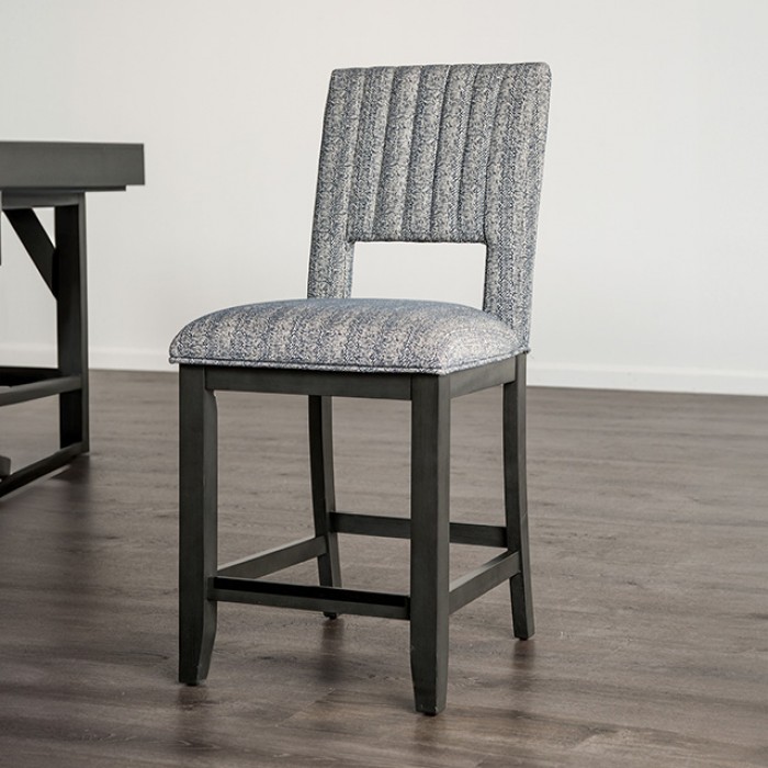 Potton Counter Height Chair Fm3425Bl-Pc-2Pk Transitional Blue Gray By Furniture Of America Dining Room Furniture Mobilia Cleopatra 8 Potton Counter Height Chair FM3425BL-PC-2PK Transitional Blue Gray By Furniture of America 8