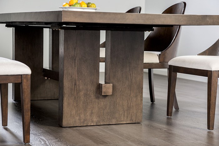 Morden Dining Table Fm3420Br-T-Table Transitional Dark Walnut Expandable Table By Furniture Of America Dining Room Furniture Mobilia Cleopatra 10 Morden Dining Table FM3420BR-T-TABLE Transitional Dark Walnut Expandable Table By Furniture of America 10