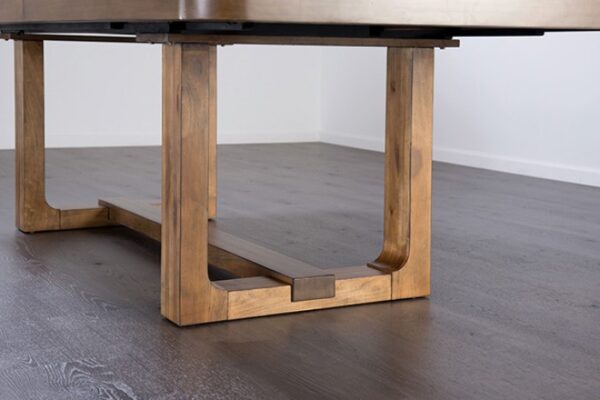 Mandal Chestnut Expandable Dining Table – Transitional