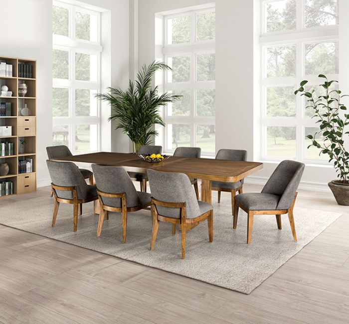 Mandal Side Chair Fm3421Gy-Sc-2Pk Transitional Chestnut & Gray Dining Chairs By Furniture Of America Dining Room Furniture Mobilia Cleopatra 7 Mandal Side Chair FM3421GY-SC-2PK Transitional Chestnut & Gray Dining Chairs By Furniture of America 7