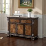 Promenade Sideboard Traditional Dark Brown Dining Storage by Furniture of America Dining Room Furniture Mobilia Cleopatra 7 Promenade Sideboard Traditional Dark Brown Dining Storage by Furniture of America 7