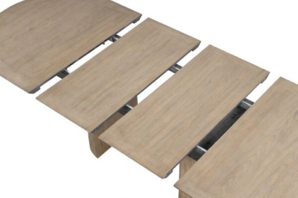 Clements Dining Table FM3411AK-OT-TABLE – Modern Farmhouse Oak Extendable Table