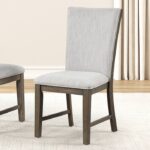 Clements Upholstered Side Chair FM3411AK-SC-2PK Modern Farmhouse Oak by Furniture of America 7