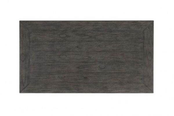 Pendola Dining Table – Rustic White Farmhouse Dining Table with Storage Drawers