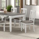 Pendola Dining Table FM3427WH-T Rustic White Farmhouse Elegance by Furniture of America 19