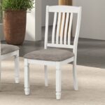 Pendola Side Chair FM3427WH-SC-2PK  Rustic White Farmhouse by Furniture of America 7
