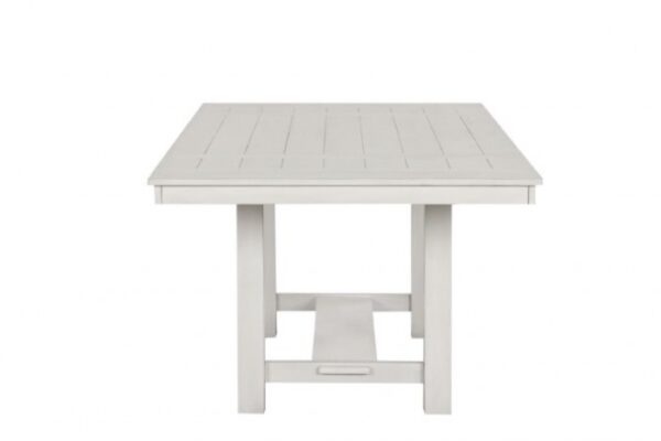 Ferrone Dining Table – Rustic White Oak Extendable Farmhouse Table