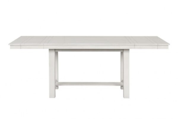 Ferrone Dining Table – Rustic White Oak Extendable Farmhouse Table