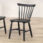 Beale Dining Chair FM3100BK-SC-2PK Mid-Century Design in Bold Black by Furniture of America 7