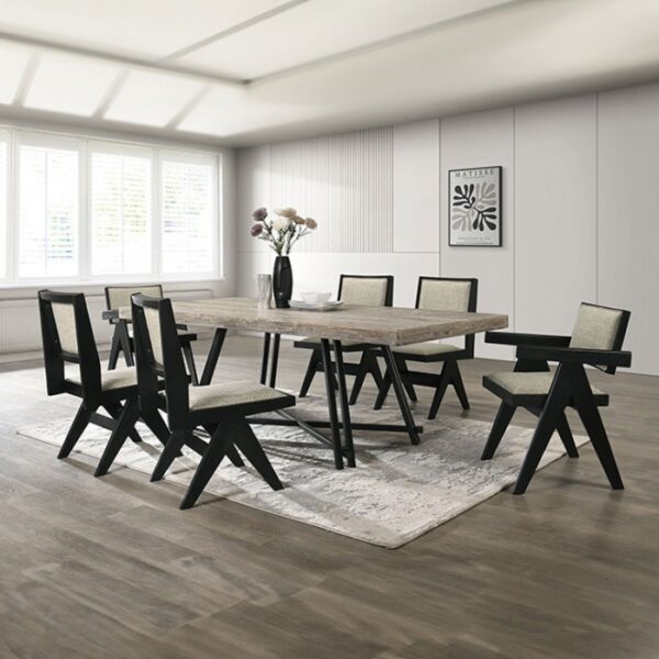 Tottenham Contemporary Black Arm Chairs – Modern Upholstered Dining Chairs