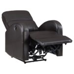 Grant Upholstered Power Recliner Chair Brown by Coaster Furniture 18