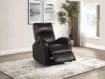 Grant Upholstered Power Recliner Chair Brown by Coaster Furniture - Image 2