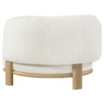 Lawler Barrel Back Accent Chair Ivory by Coaster Furniture - Image 2