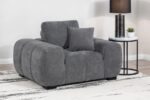 Octavia Accent Chair Charcoal Gray