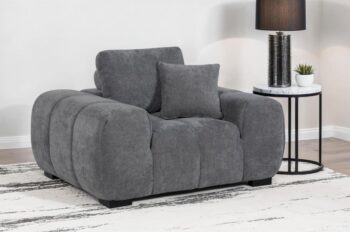 Octavia Accent Chair Charcoal Gray