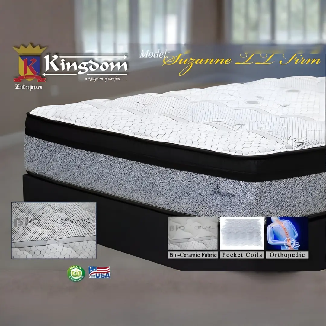 Suzanne Tt Luxury Firm Mattress By Kingdom Mattress | Mobilia Cleopatra 3 Suzanne TT Luxury Firm Mattress By Kingdom Mattress - Image 1