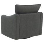 Madia Swivel Glider Chair Charcoal by Coaster Furniture - Image 2
