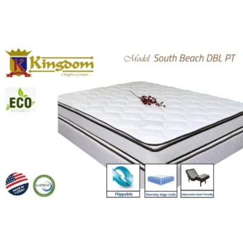 South Beach DBL Luxury Firm Hybrid By Kingdom Mattress