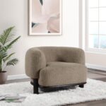 Lawler Barrel Back Accent Chair Mushroom