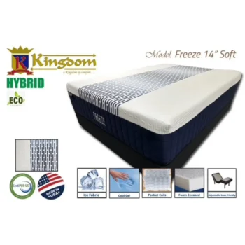 Freeze 14” Soft Mattress By Kingdom Mattress