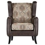 Elmbrook Wingback Chair Brown by Coaster Furniture - Image 2