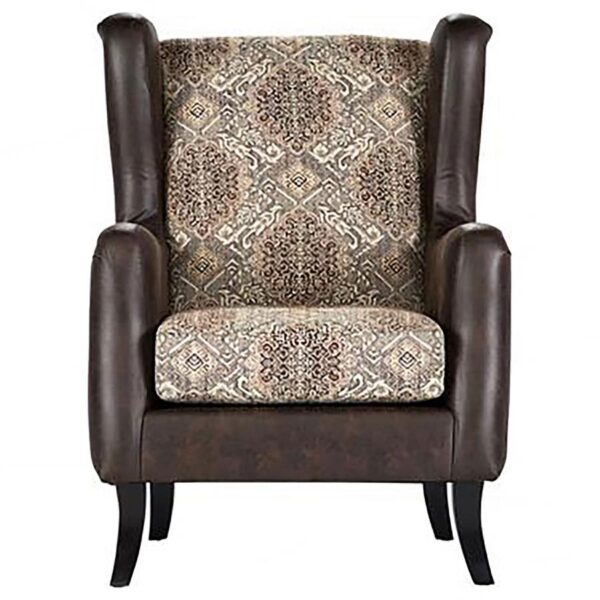 Elmbrook Wingback Chair Brown by Coaster Furniture - Image 2