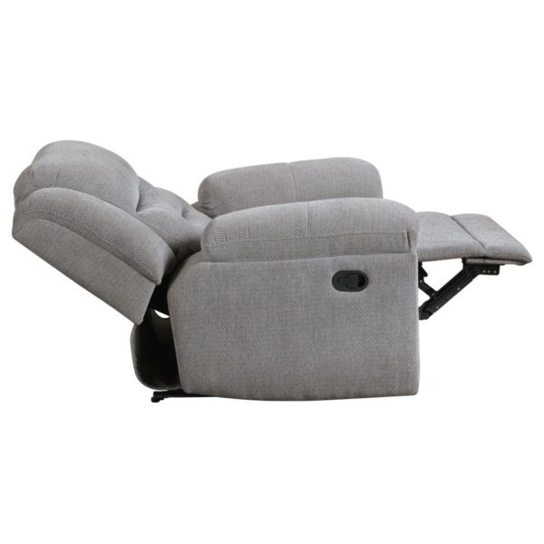 Gilson Glider Recliner Chair Gray by Coaster Furniture