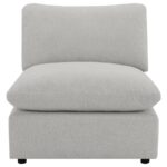 Collins Modular Armless Chair Gray by Coaster Furniture 15