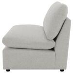 Collins Modular Armless Chair Gray by Coaster Furniture 17